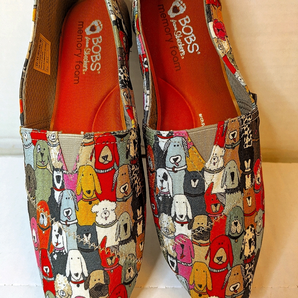 Bob's For Dog's Flat Slip on Shoes